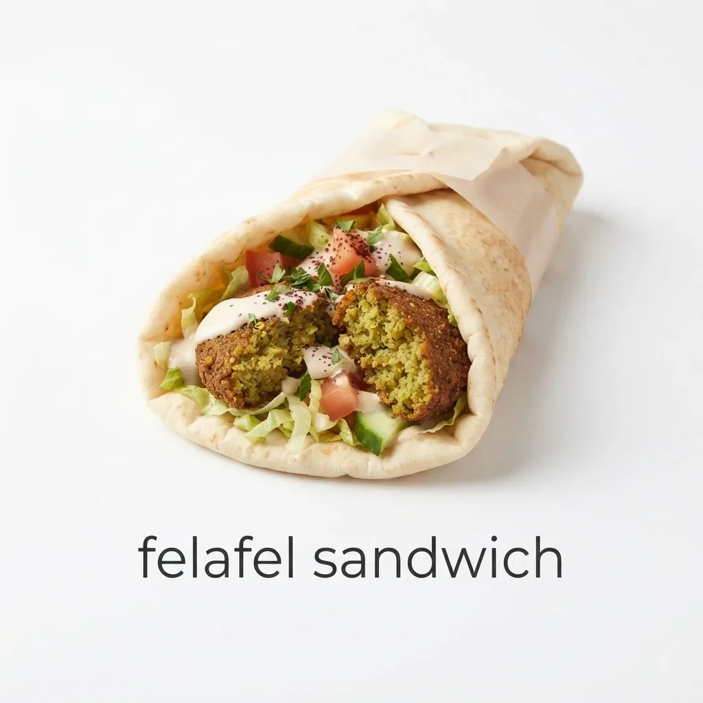 Felafil sandwich