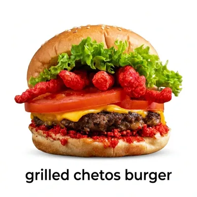 Grilled Cheetos Burger