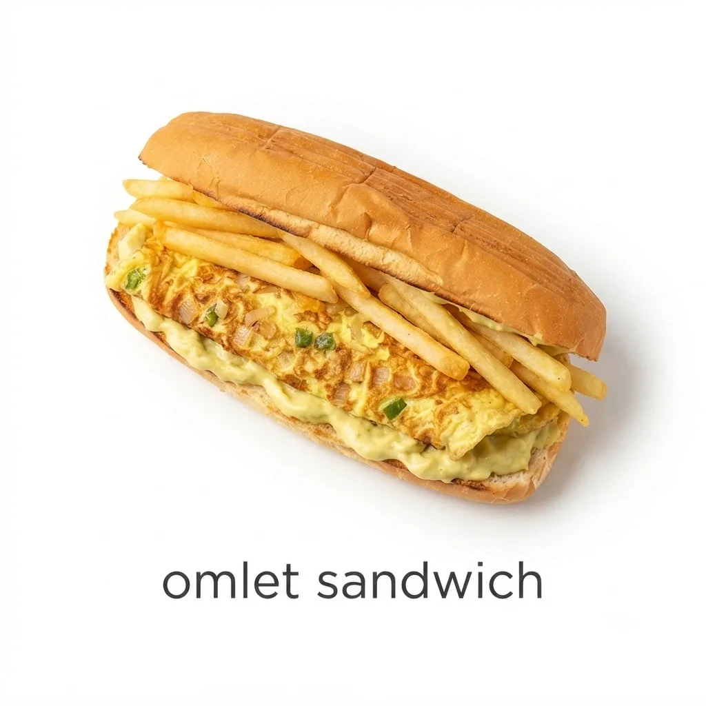Omlet sandwich