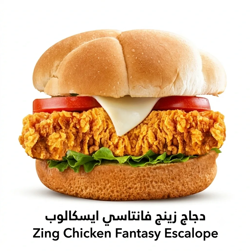 Zing Chicken Fantasy Escalope — Nejoum Nouf Cafeteria